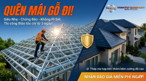 Thi Công Khung Kèo Mái Ngói Thép Nhẹ Trọn Gói 2026